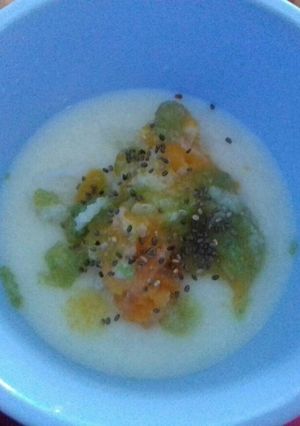 Foto resep Bubur nasi sayur sop chia - mpasi 8m 4*