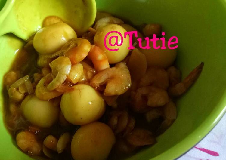 Udang Puyuh Saos Mentega (#pr_olahanudang)