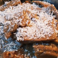 A picture of Water chestnut flour halwa.