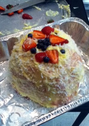 A picture of Real Watermelon Cake.