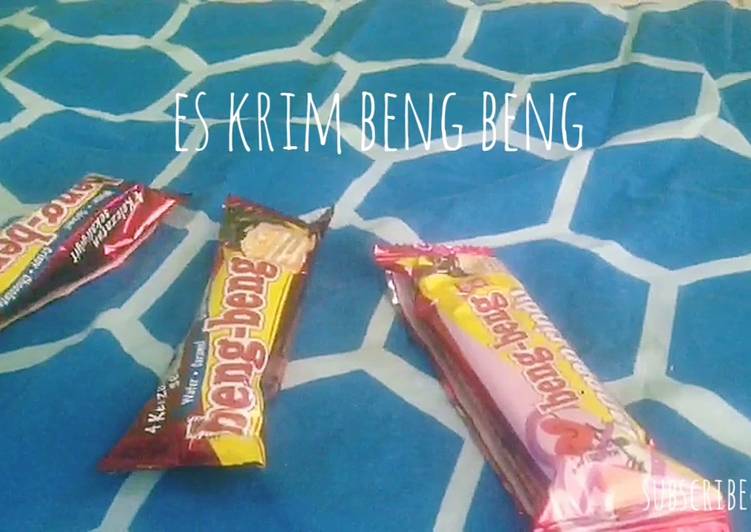 Es krim Beng Beng 2 bahan Sederhana Enak Segerrr