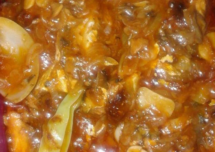 Bagaimana Menyiapkan Sarden sambal pedas Lezat