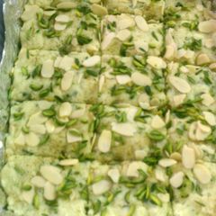 A picture of Indian sweet dessert Barfi.