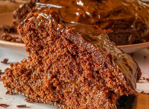 Una foto de Tarta Sacher fit