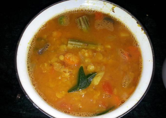 easy no fat sambar