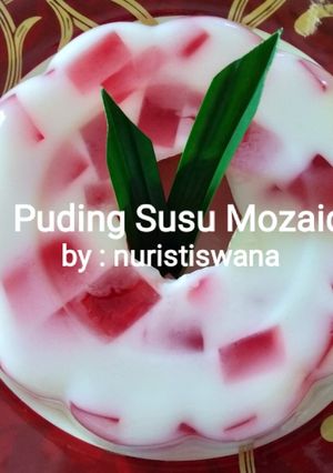 Foto resep Puding Susu Mozaiq