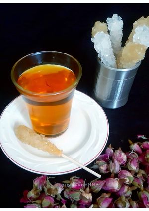 A picture of Saffron Tea.