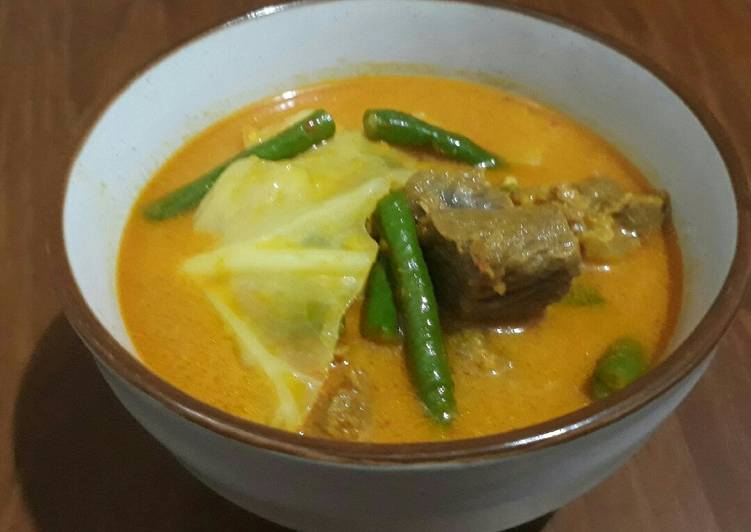 Gulai Daging Kacang Panjang