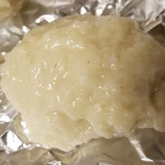 A picture of Potato Dumplings adapted from The Settlement Cookbook 1965.