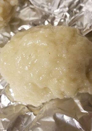 A picture of Potato Dumplings adapted from The Settlement Cookbook 1965.