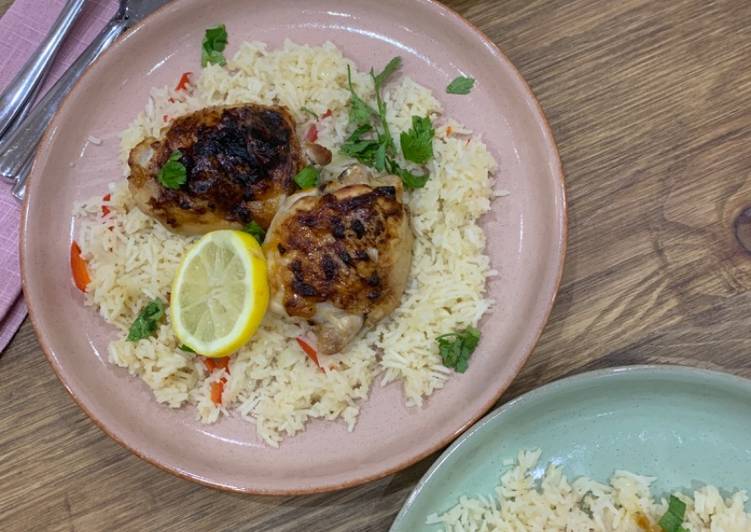 Step-by-Step Guide to Prepare Ultimate Sticky chicken and pilau rice