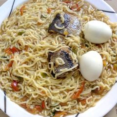 A picture of Indomie noodles.