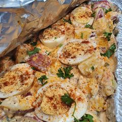 A picture of Crawfish Potato Salad.