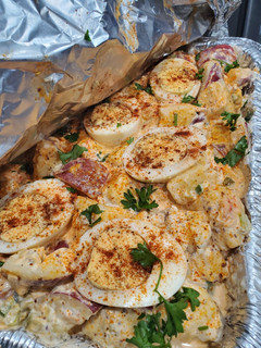 A picture of Crawfish Potato Salad.