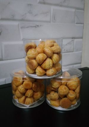 Foto resep Sus Kering Keju / Bawang Keju / Crispy Choux