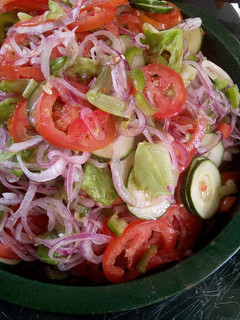 A picture of Kachumbari.