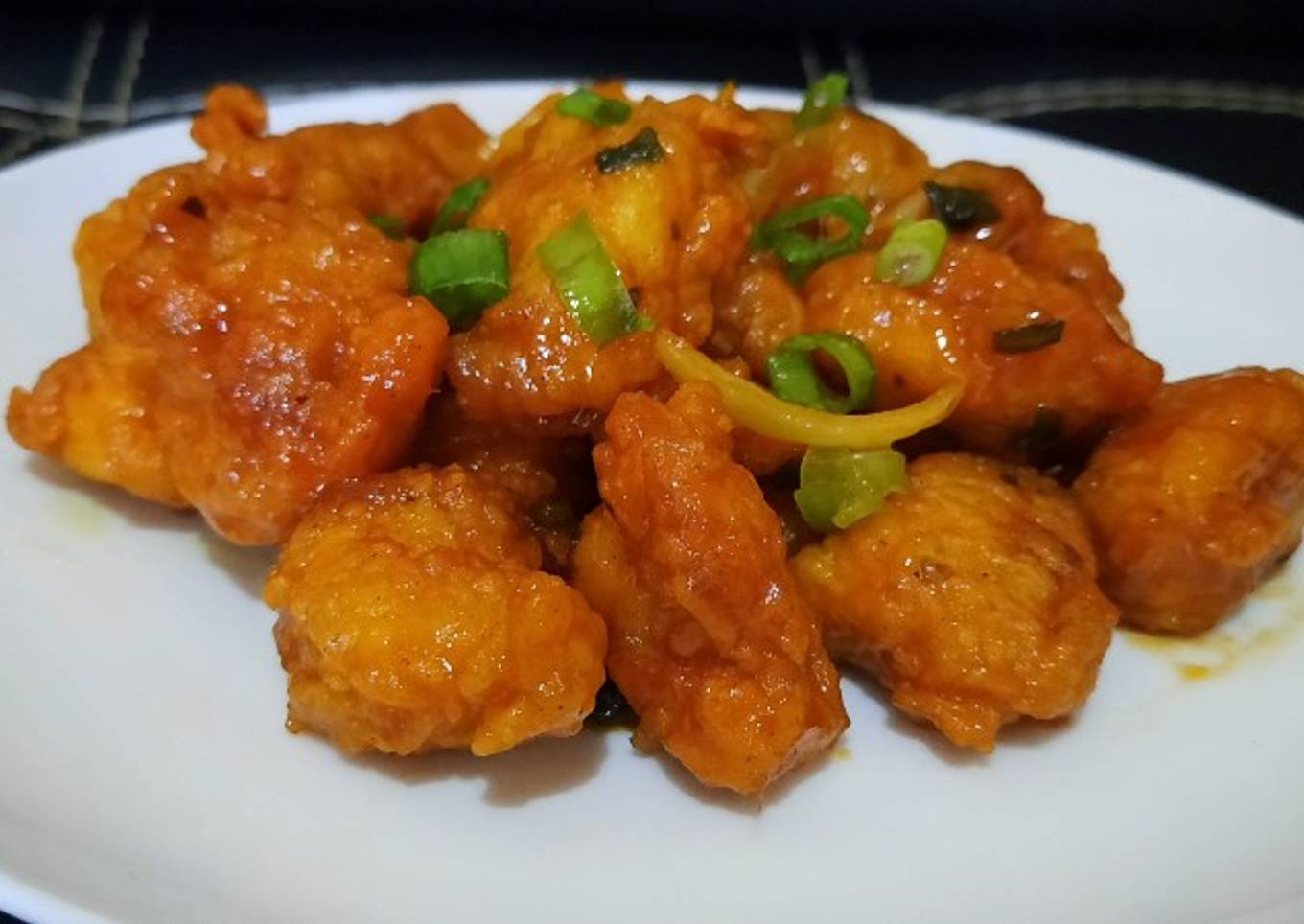 Korean butter honey chicken pop corn