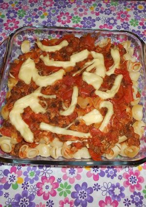 Una foto de Pasta con boloñesa vegana