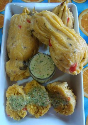 Una foto de Hallaquitas de pollo