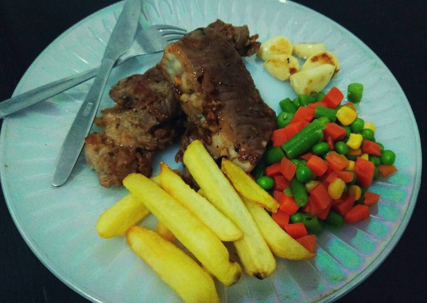 Beef steak sederhana