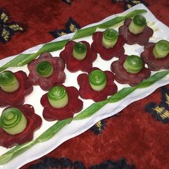 A picture of My beetroot salad 🥗😋.