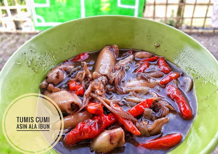 Resep Tumis cumi ala ibun yang mudah