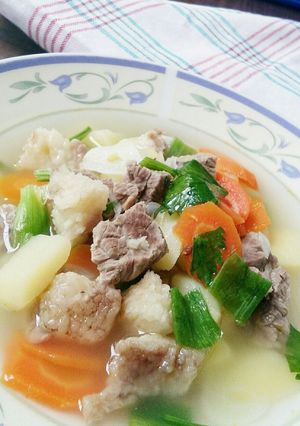 Foto resep Sayur Sop Bumbu Iris