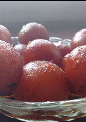 A picture of Lovely Gulab jamun.