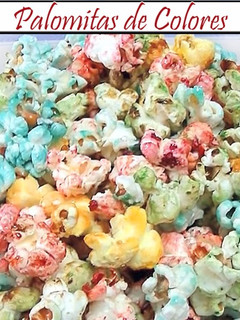 Una foto de Palomitas dulces de colores