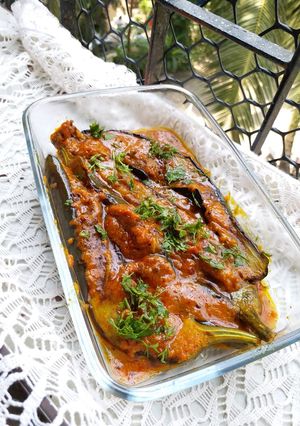 A picture of Khatte Meethe Baigan.