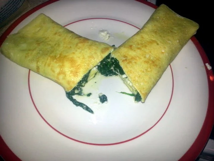Easy Way Prepare spinach and feta omelette the  Makes Drooling You can take Joss in your mouth