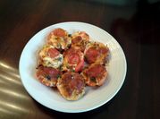 A picture of pizza pepperoni