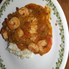 A picture of New Orleans Style Shrimp and Rice.