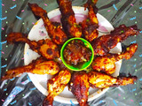 Chicken Drumsticks in Schezwan Sauce