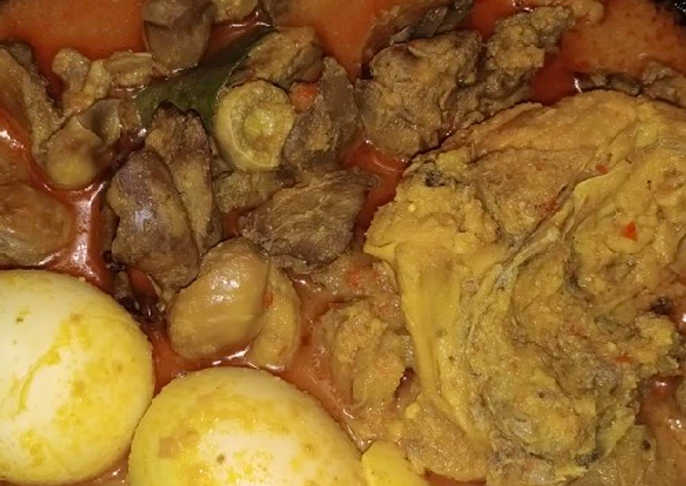 GULAI ati ampela telur bulat