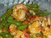 Gambar buncis udang pedas