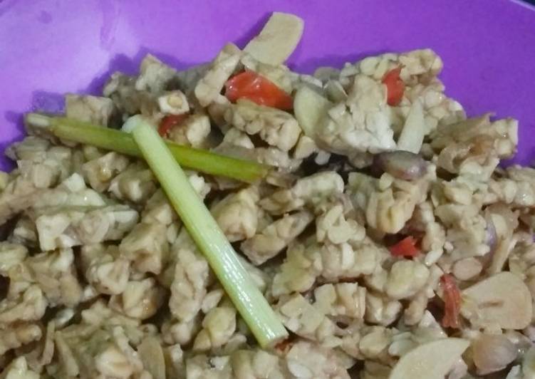 Bahan meracik OREG TEMPE SEMANGIT/TEMPE KEMARIN yang Enak Banget