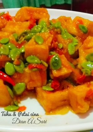 Foto resep Balado Tahu & Petai cina