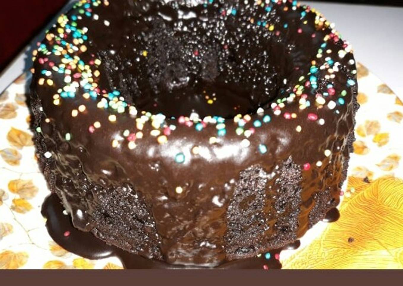 Chocolate truffle bundt cake