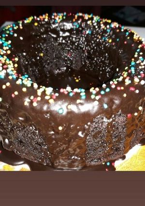A picture of Chocolate truffle bundt cake.