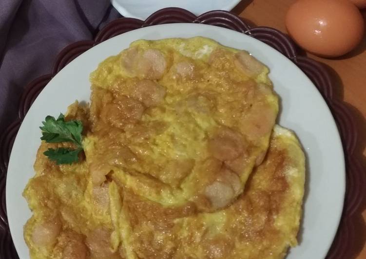 Resep 45. Telur Dadar Sosiz yang Sempurna