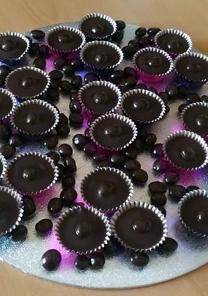 A picture of Vickys Chocolate Coffee Cups, GF DF EF SF NF.
