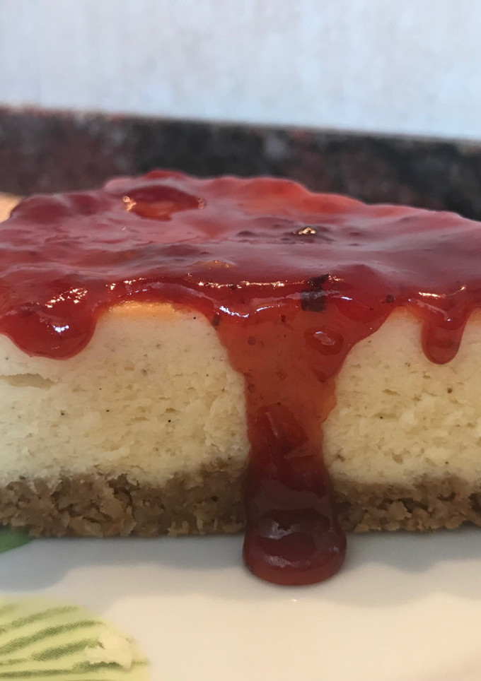 Una foto de Tarta de queso New York cheesecake