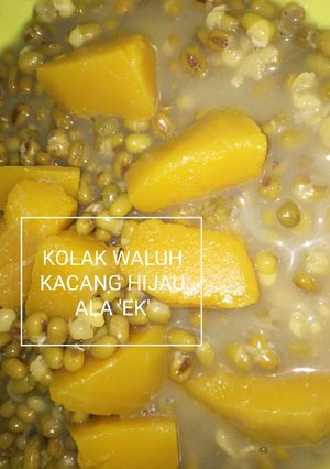 Foto resep Kolak Waluh Kacang Hijau Ala 'EK'