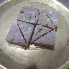A picture of Chocolate sandesh.