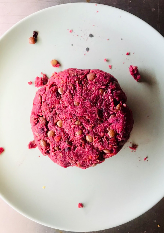 Una foto de Hamburguesa vegetariana