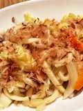 Vegetable-Packed Yaki Udon with Shirodashi