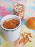 Para el insomnio, infusión de cáscara de mandarina