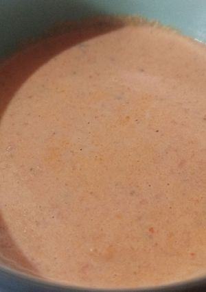 Una foto de Crema de tomate