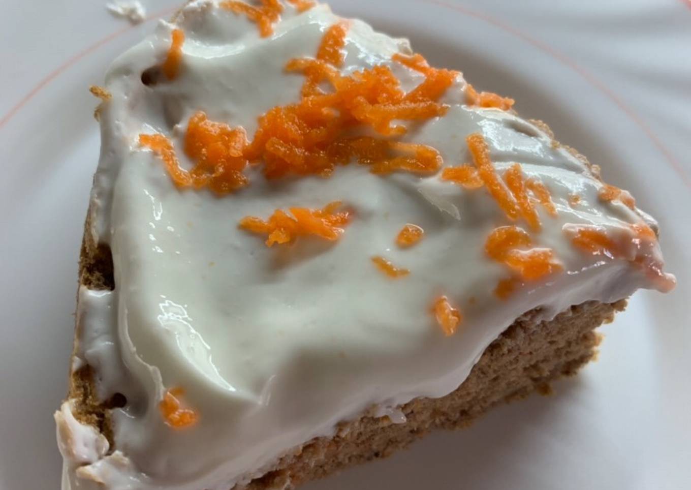 Bizcocho de zanahoria fit